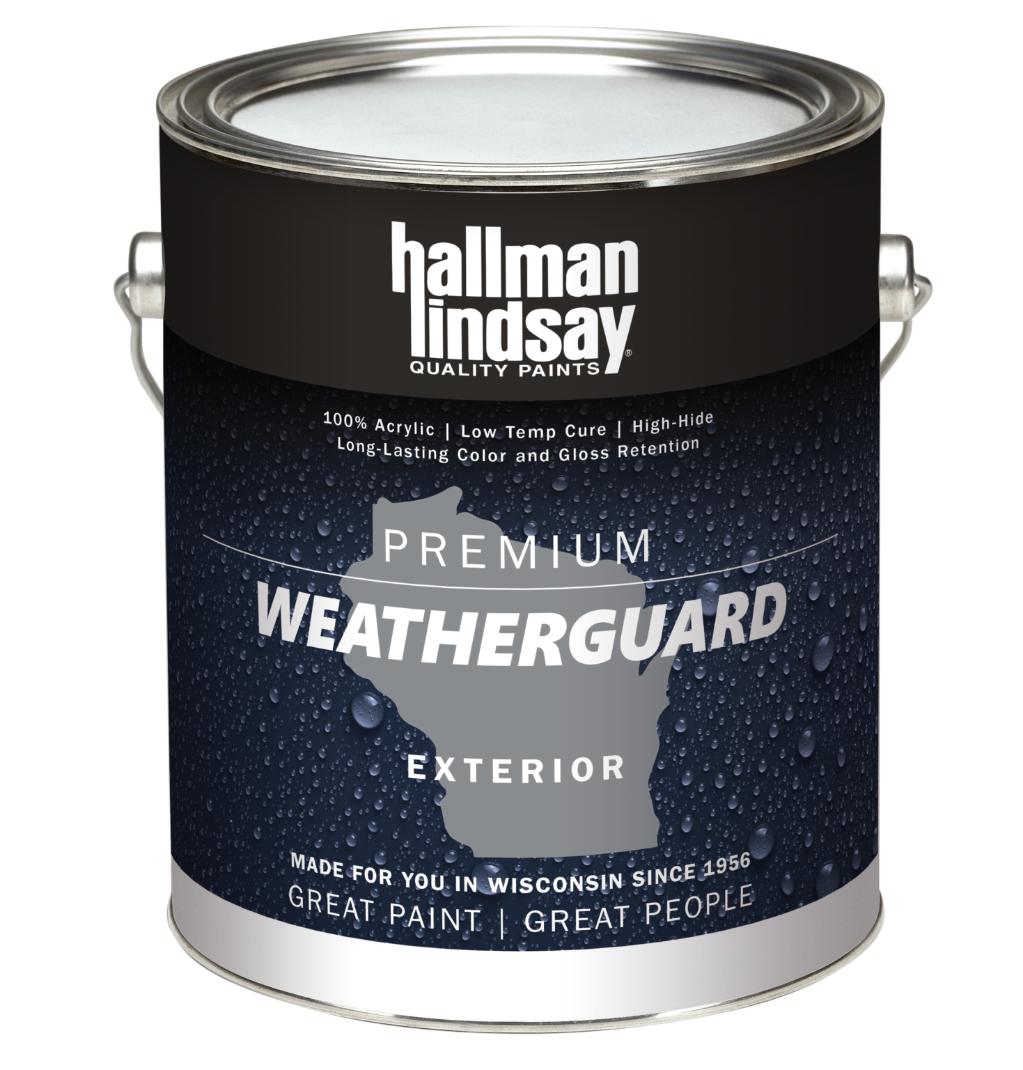 Hallman Lindsay WEATHERGUARD Premium 100 Acrylic Exterior   WEATHERGUARD Can Image 1 1469x1536 